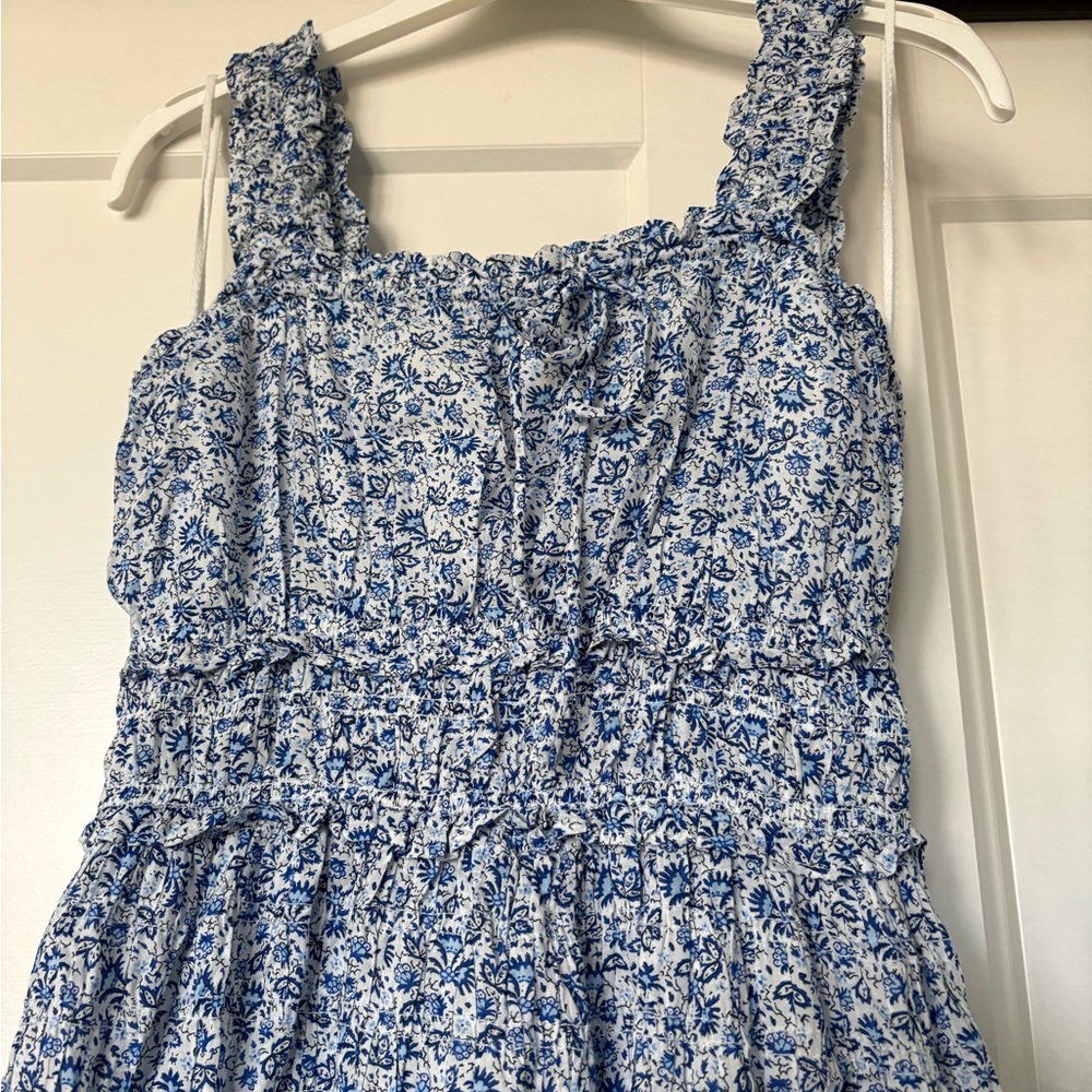 GAP Blue Floral Midi Dress - Picture 5 of 5